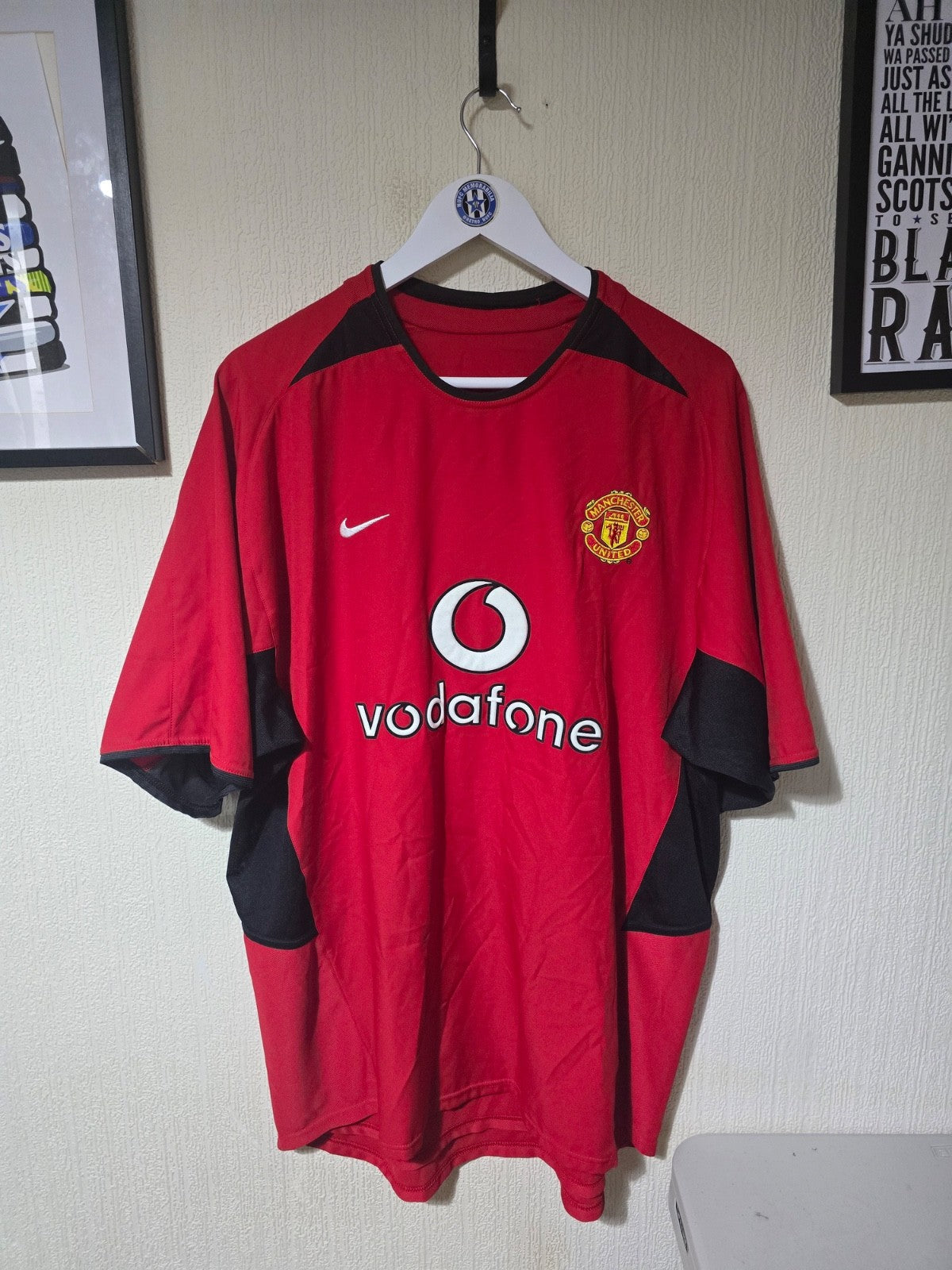 Manchester UNited 2002/04 Nike Home Shirt - XL