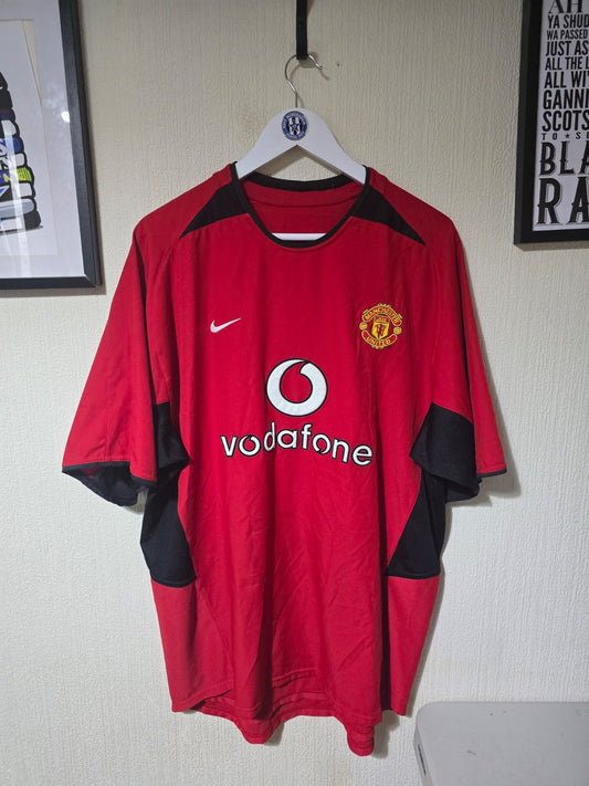 Manchester UNited 2002/04 Nike Home Shirt - XL