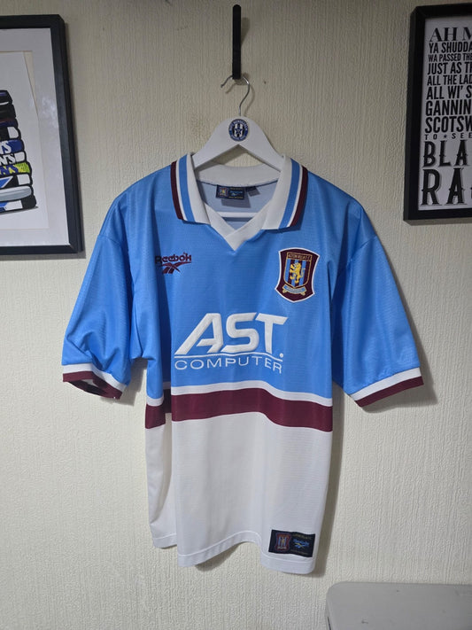 Aston Villa 1997/98 Reebok away shirt - Large