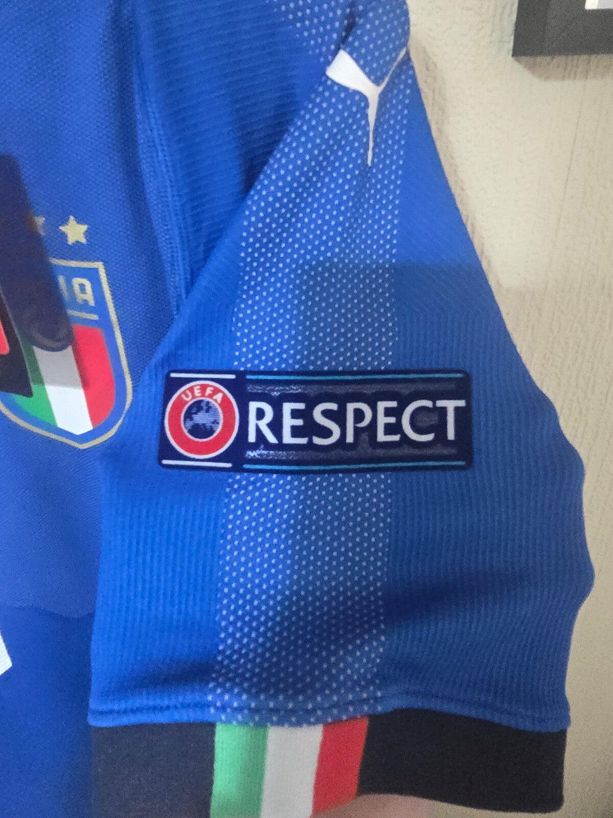 Italy 2018 Home shirt, BNWT, Puma, #18 BARELLA, XL