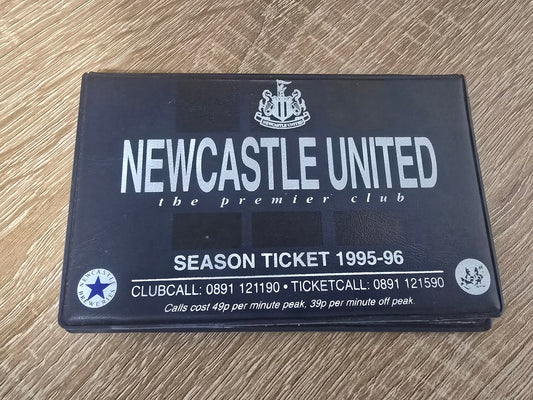 Newcastle United 1995/96 Used season ticket