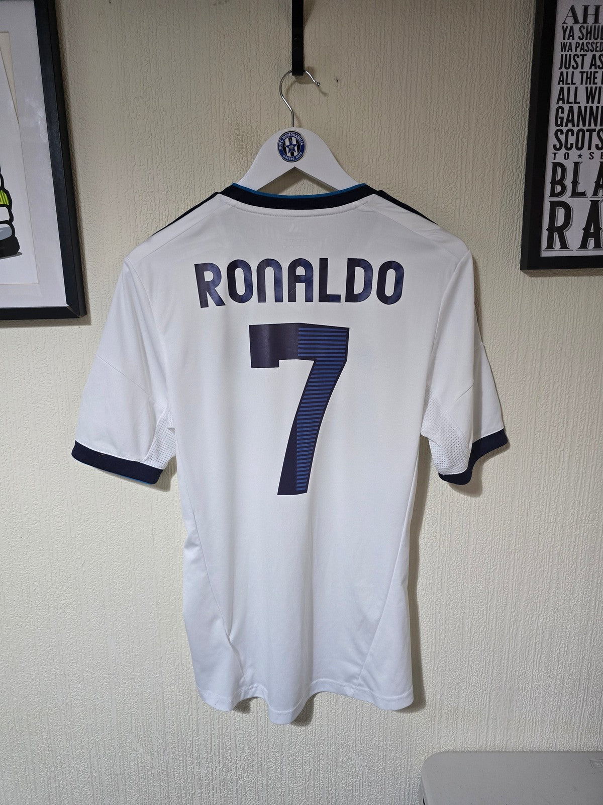 Real Madrid 2012/13 Adidas home shirt, #7 RONALDO - Small