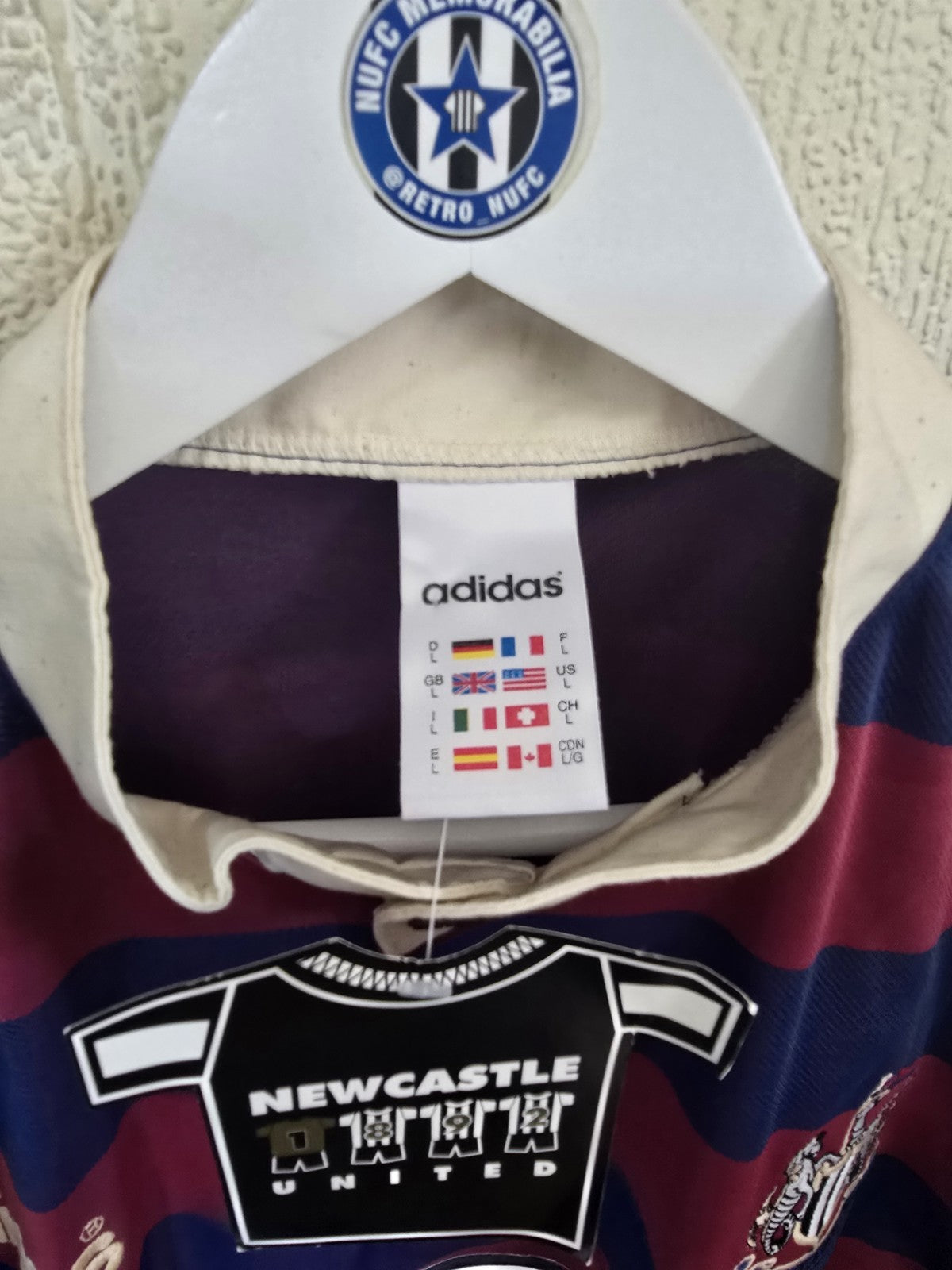Newcastle United Original BNWT 1995/96 Away Shirt - Large