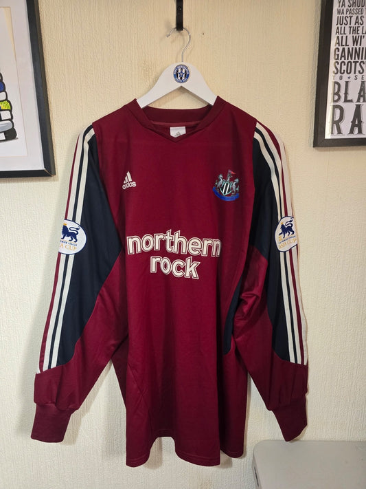 Newcastle United 2003/04 Steve Harper matchworn shirt, Asia Cup v Birmingham