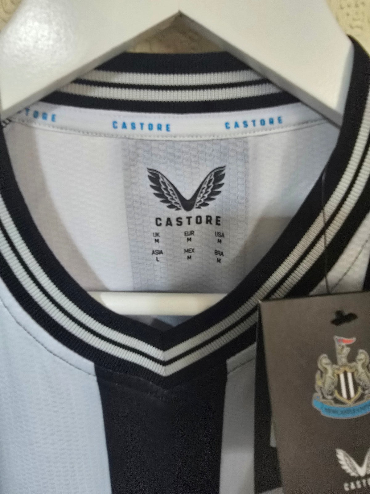 Newcastle United 2023/24 Castore home shirt, Player issue, BNWT - Medium
