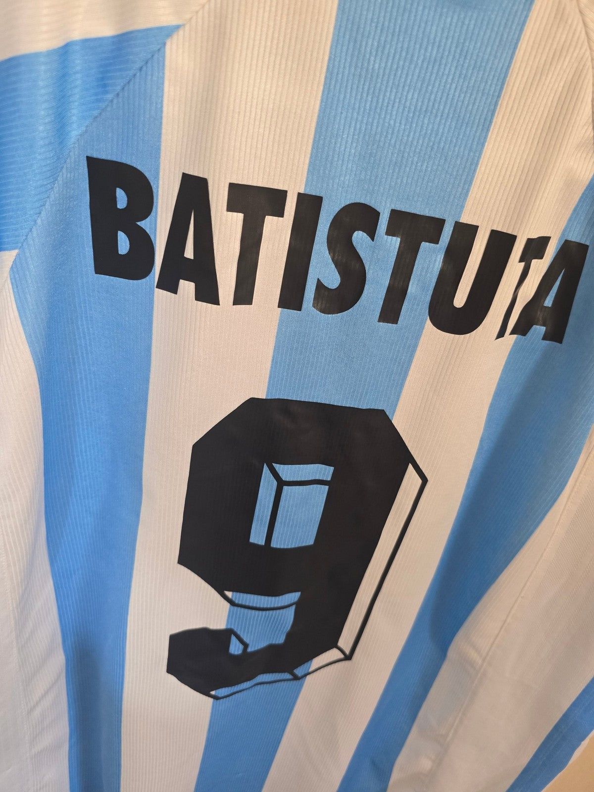 Argentina 1998/99 Adidas home shirt, Special edition #9 BATISTUTA - XL