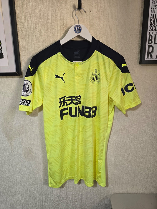 Newcastle United 2020/21 Matty Longstaff Matchworn/Signed away shirt