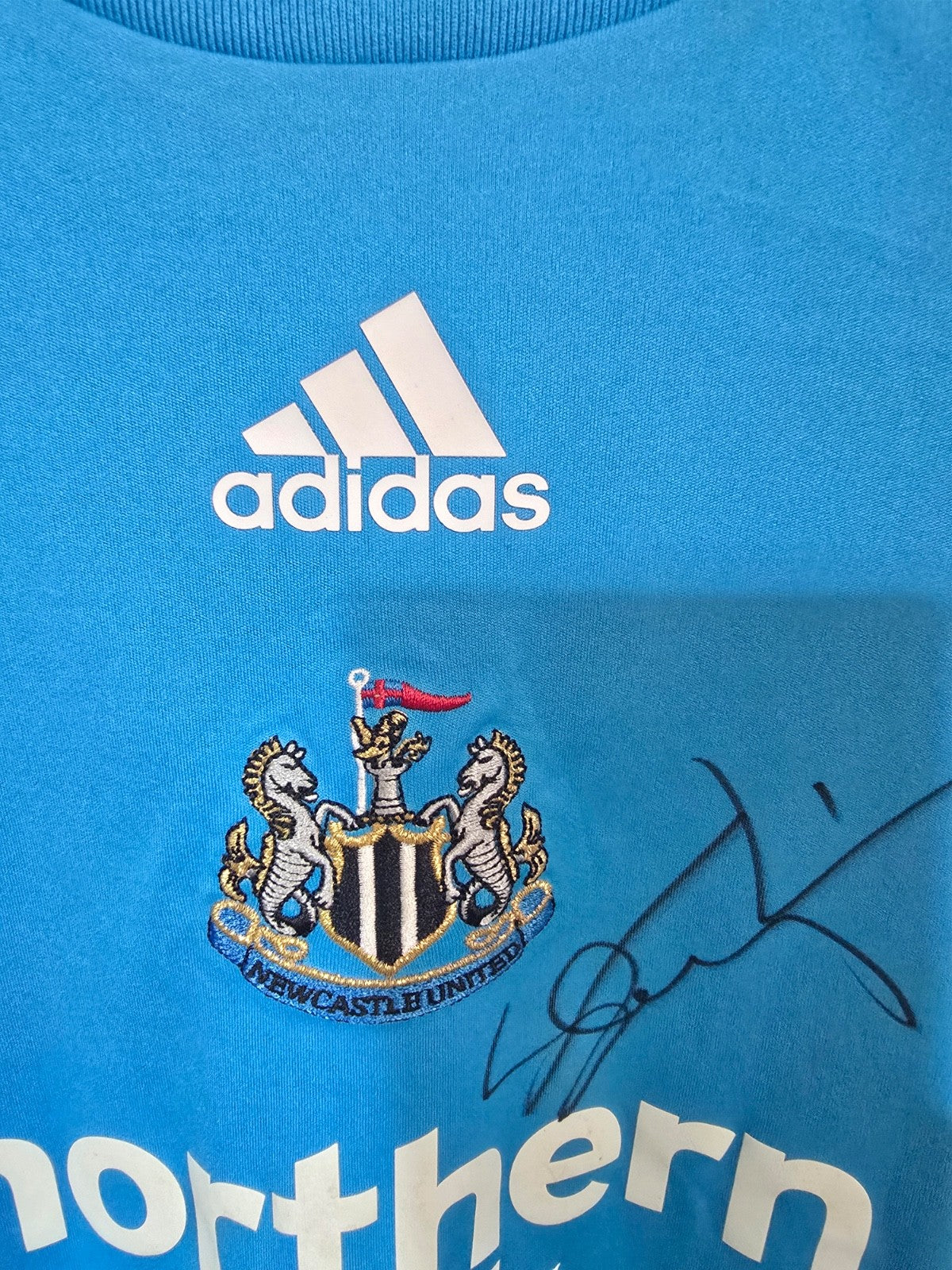 Newcastle United 2009/10 Steve Harper matchworn shirt v Crystal Palace