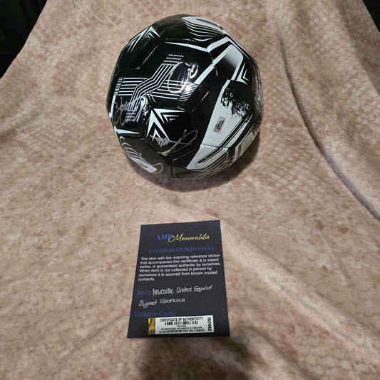 Newcastle United 2023/24 Signed football with COA