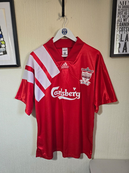 Liverpool 1992/93 Adidas home shirt, XL