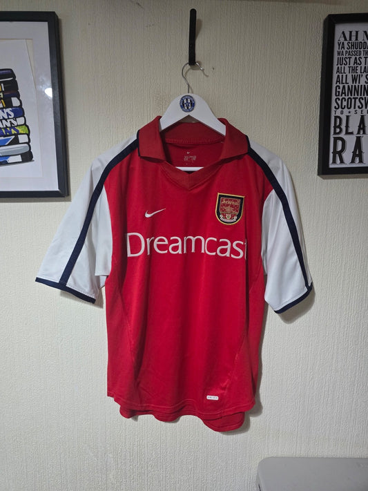 Arsenal Home Football Shirt 2000/02 Adults Small Nike