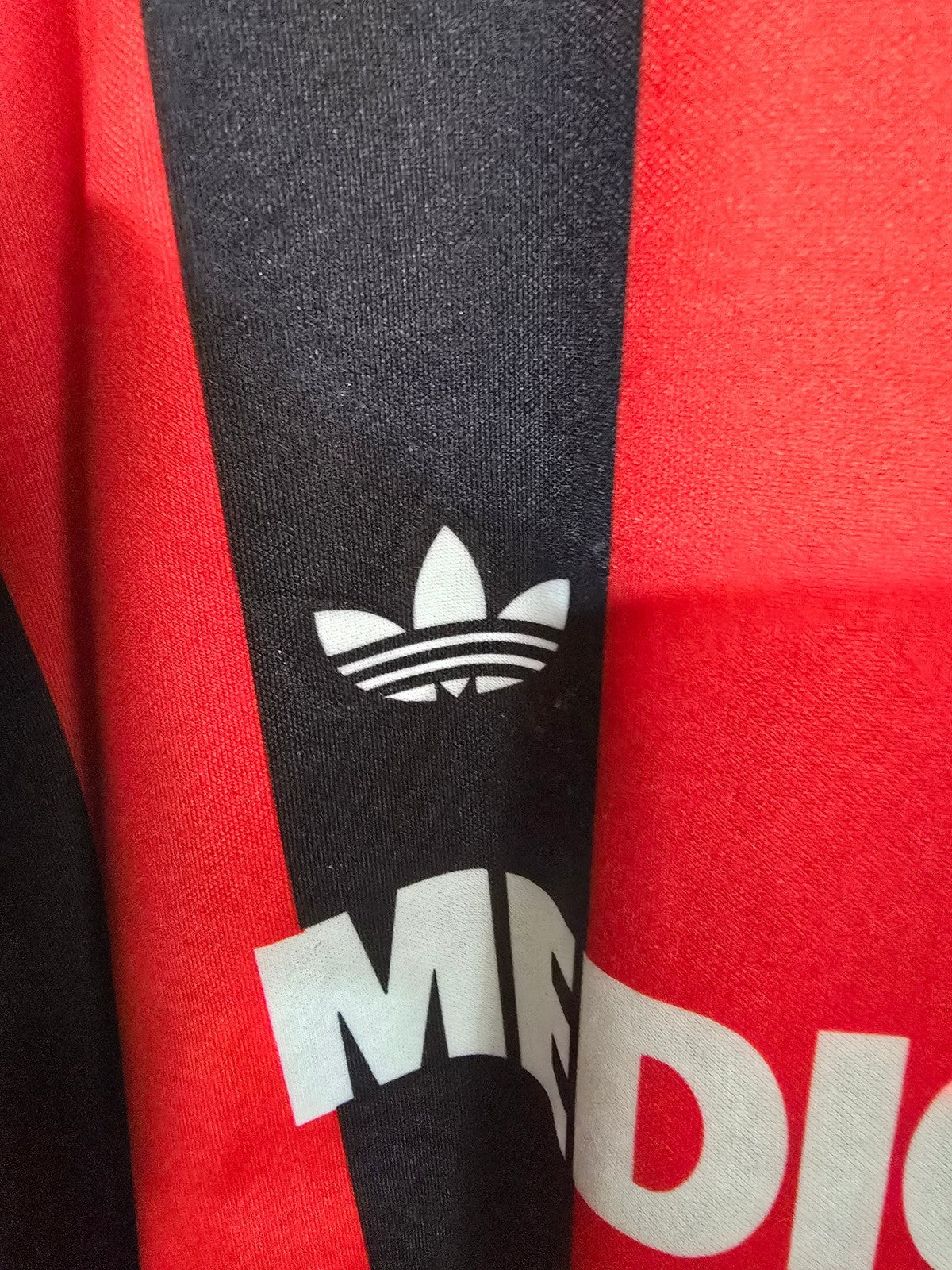 AC Milan 1990/91 Adidas Long Sleeved home shirt - XL