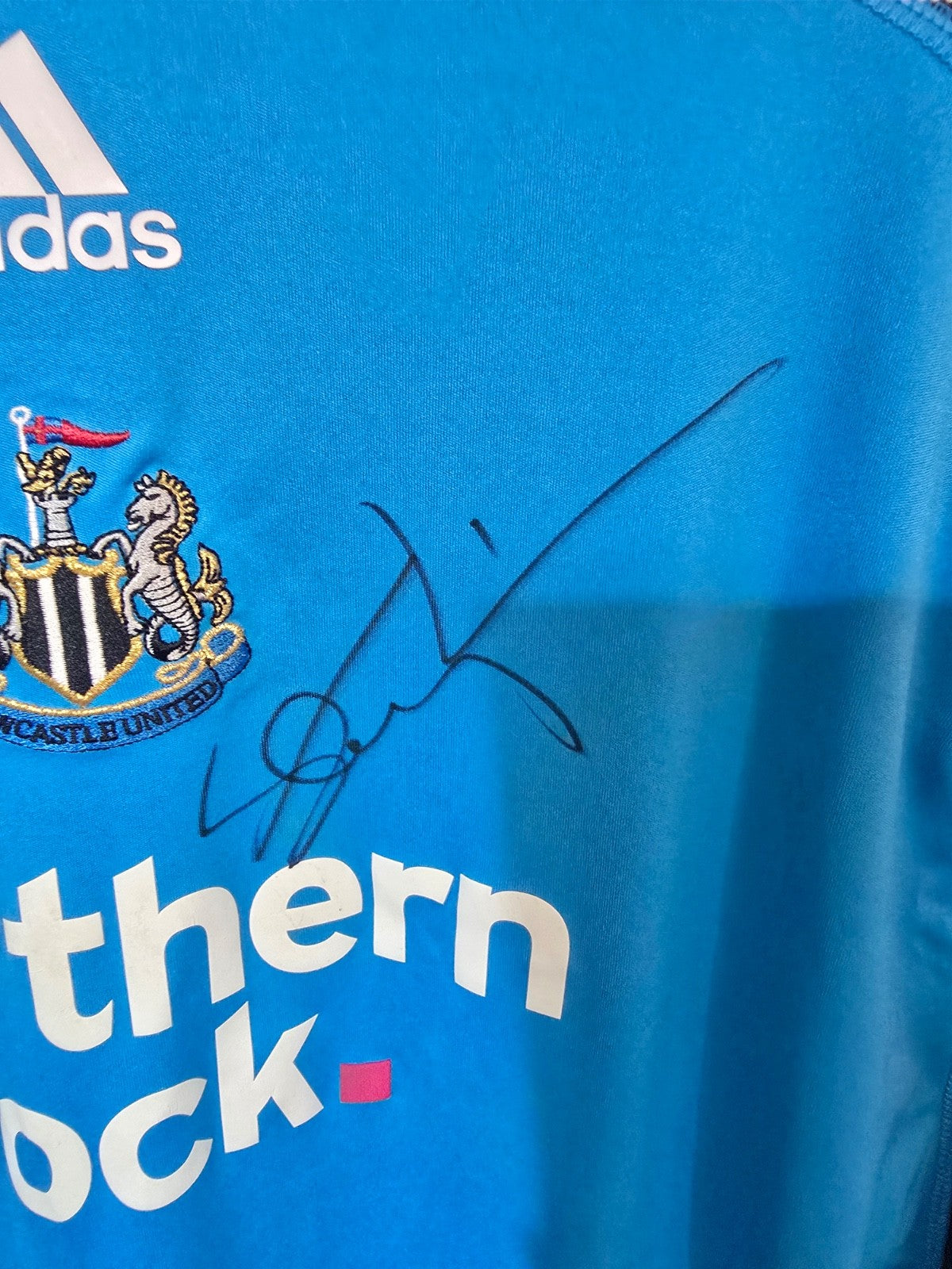 Newcastle United 2009/10 Steve Harper matchworn shirt v Crystal Palace