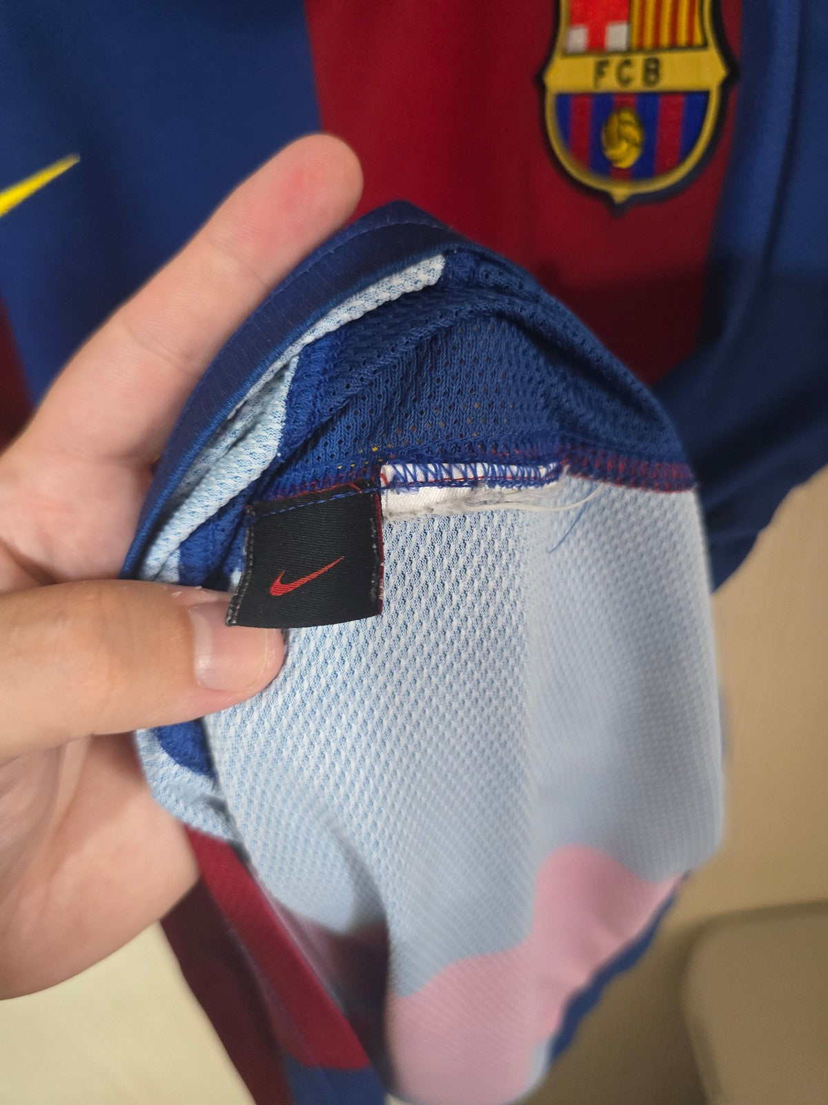 Barcelona 2006/07 Nike Home shirt #6 XAVI - XL