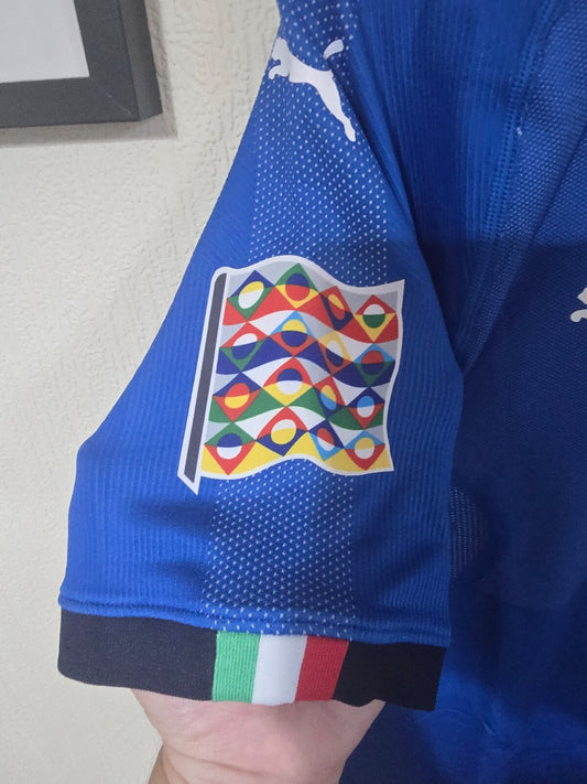 Italy 2018 Home shirt, BNWT, Puma, #18 BARELLA, XL