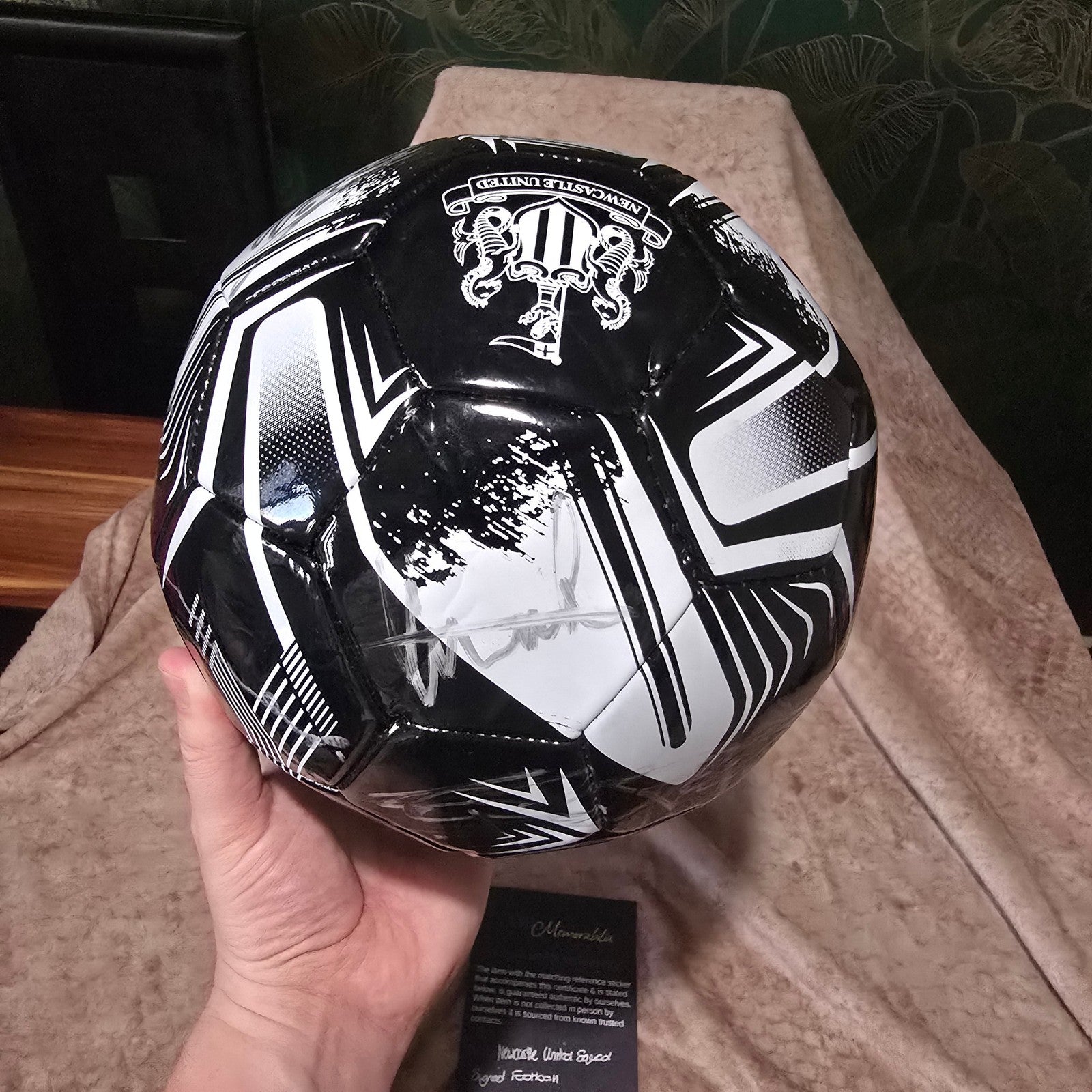 Newcastle United 2023/24 Signed football with COA
