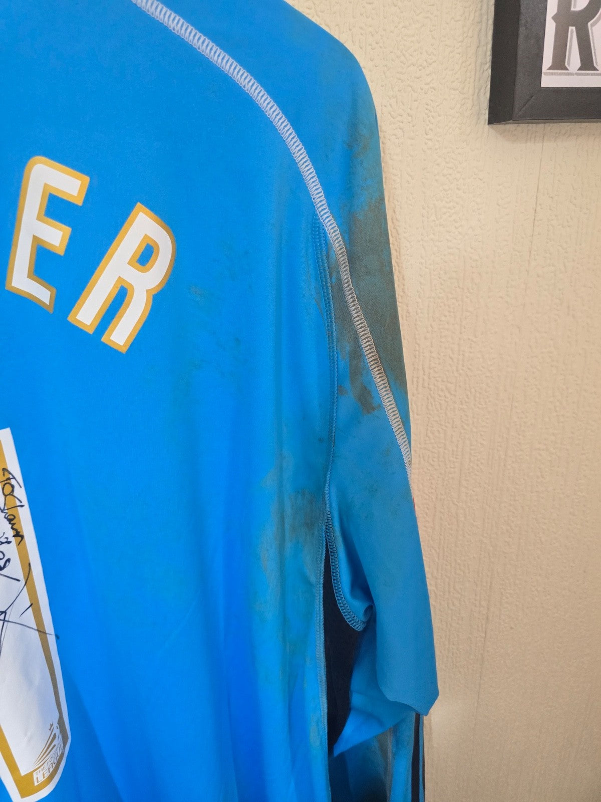 Newcastle United 2009/10 Steve Harper matchworn shirt v Crystal Palace
