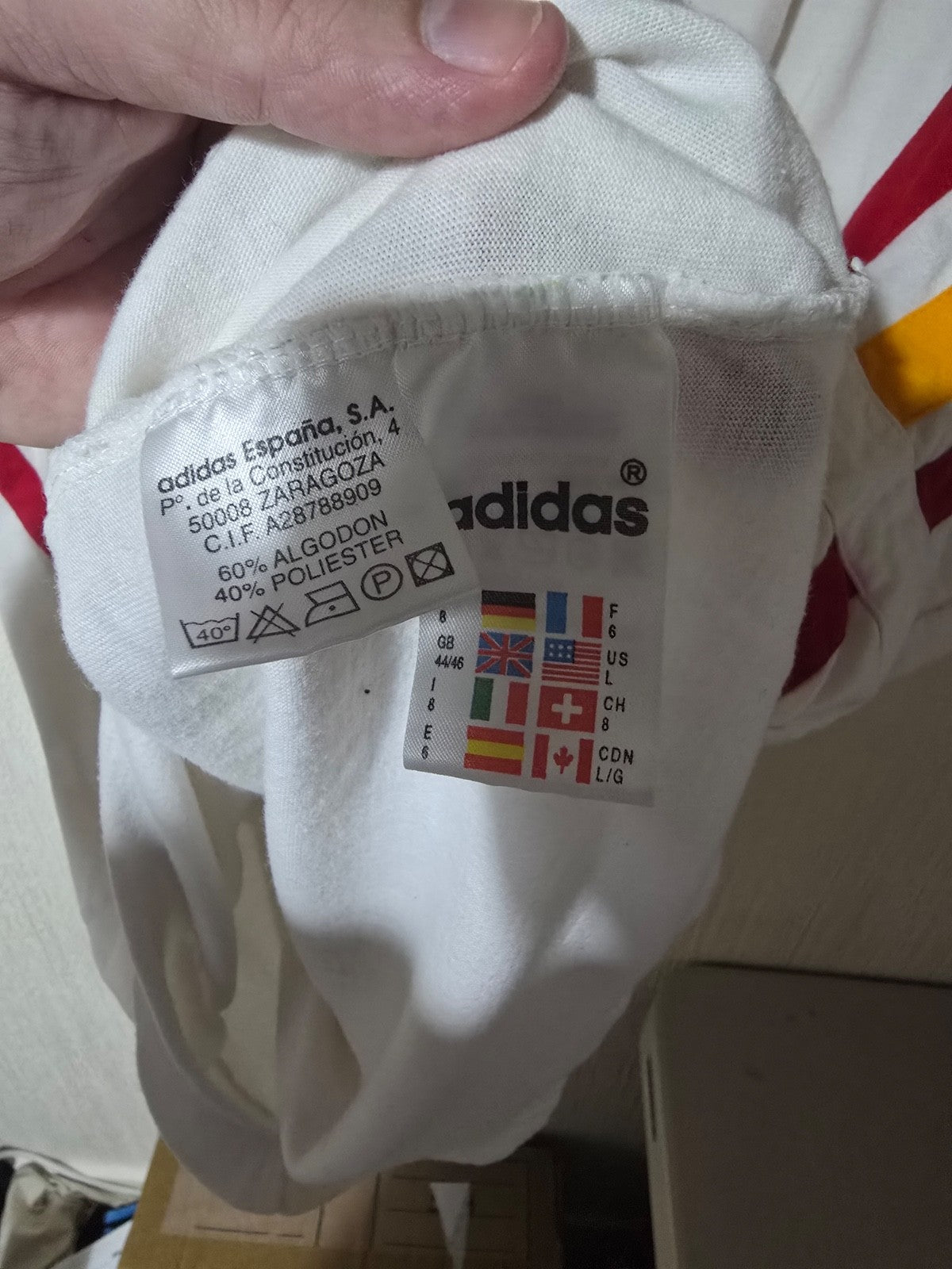 Spain 1995/96 Adidas Training Shirt - XL