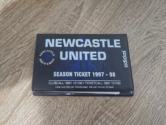 Newcastle United 1997/98 used season ticket