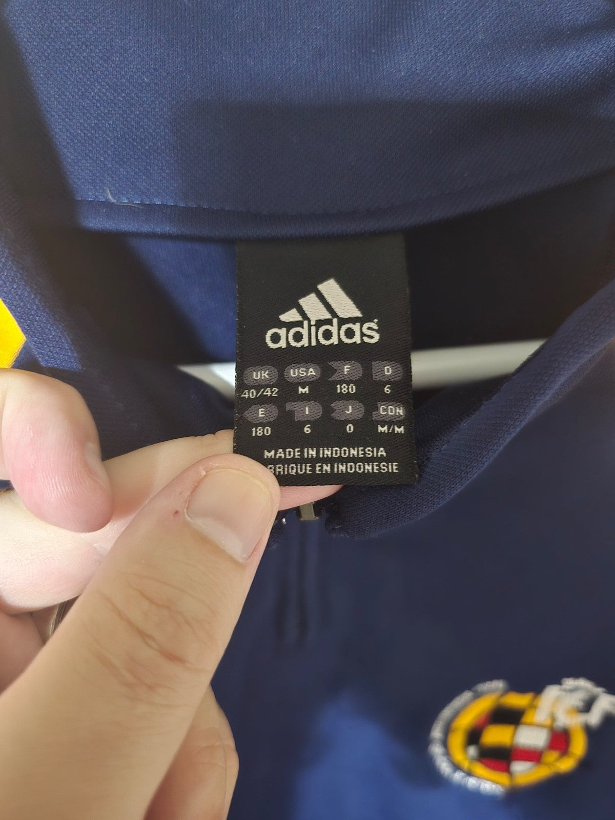 Spain 2004/05 Adidas Training 1/4 Zip - Large