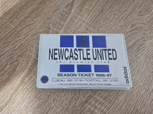 Newcastle United 1996/97 used season ticket