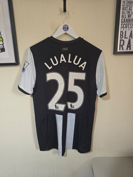 Newcastle United 2011/12 #25 LUALUA matchworn & Squad signed home shirt