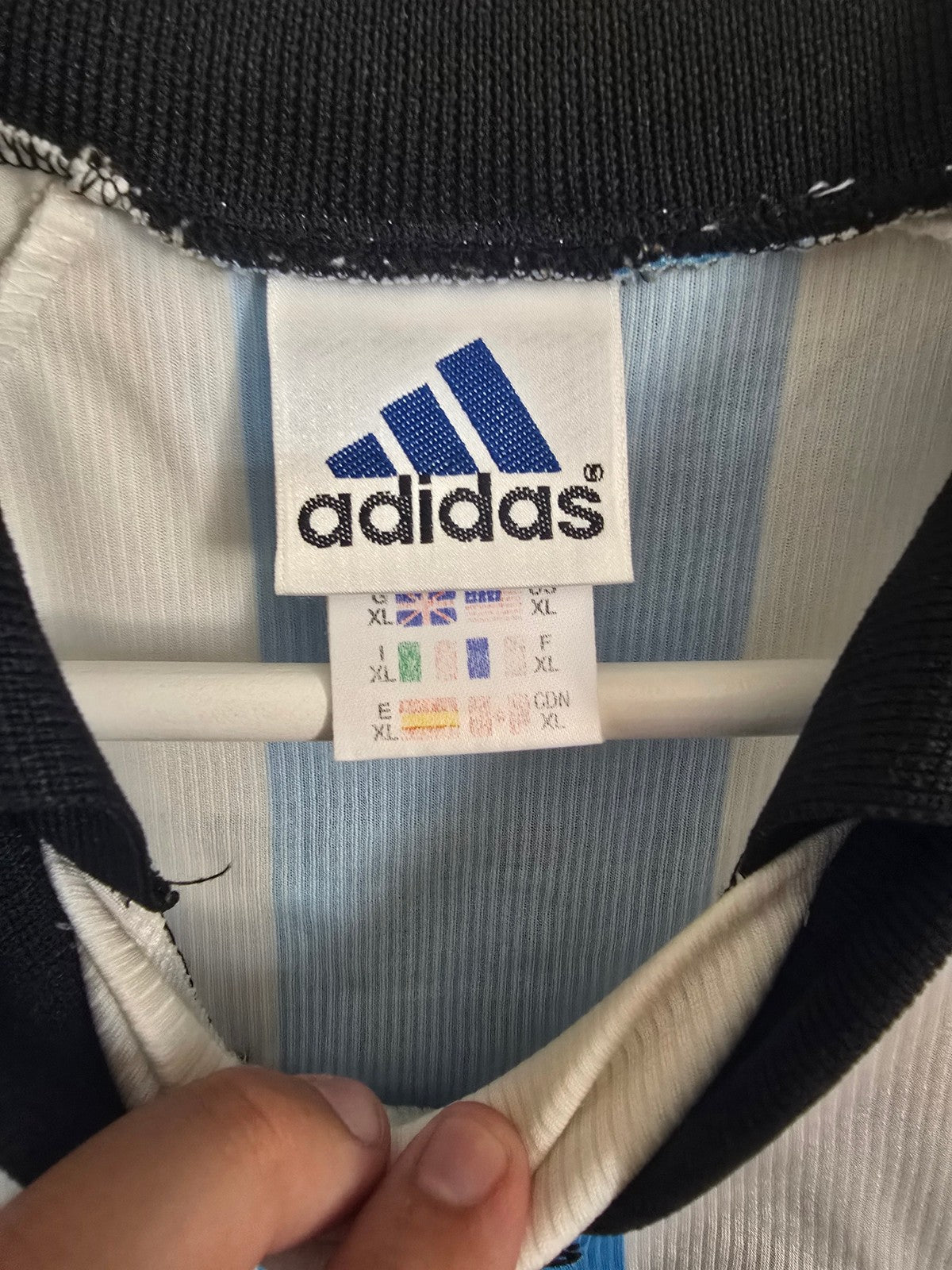 Argentina 1998/99 Adidas home shirt, Special edition #9 BATISTUTA - XL