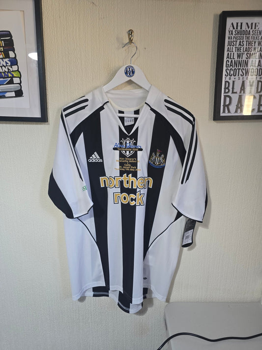 Newcastle United 2005/06 Alan Shearer testimonial shirt, BNWT - Large