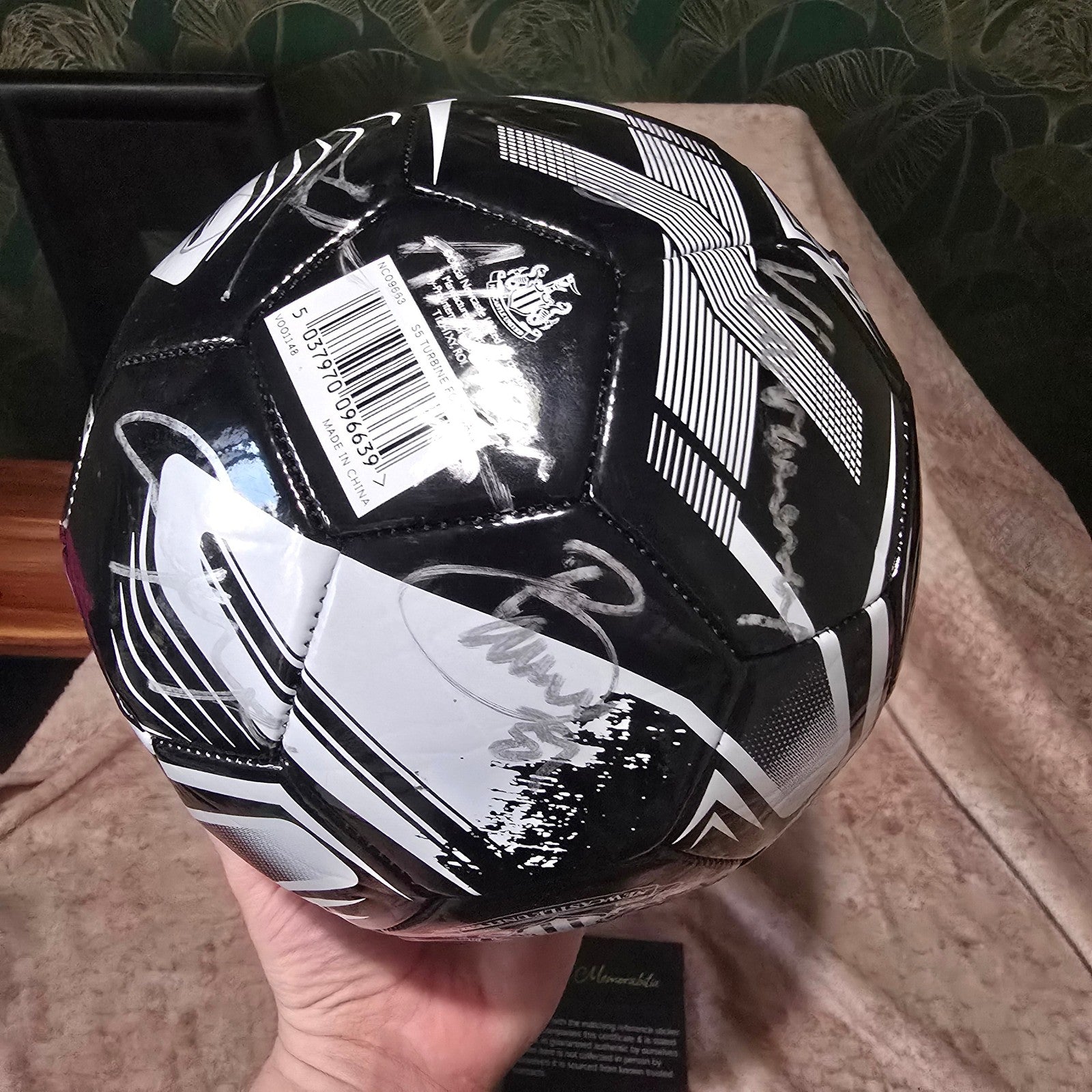 Newcastle United 2023/24 Signed football with COA