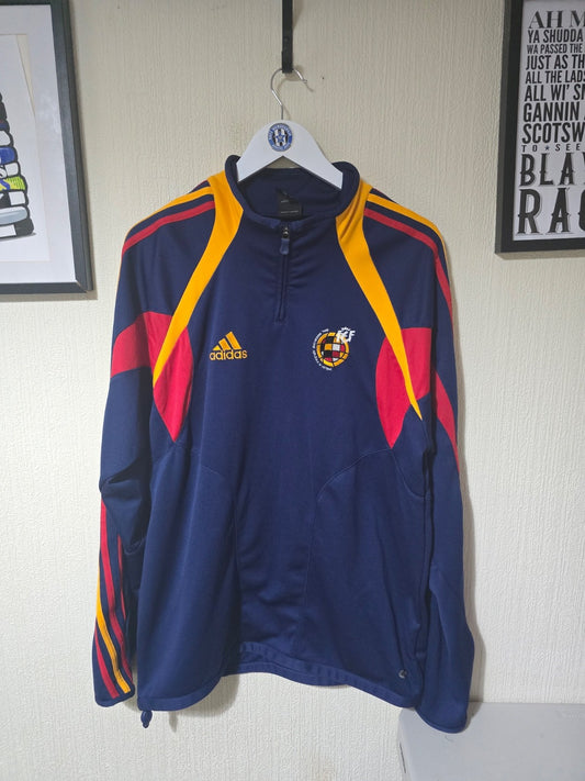 Spain 2004/05 Adidas Training 1/4 Zip - Large