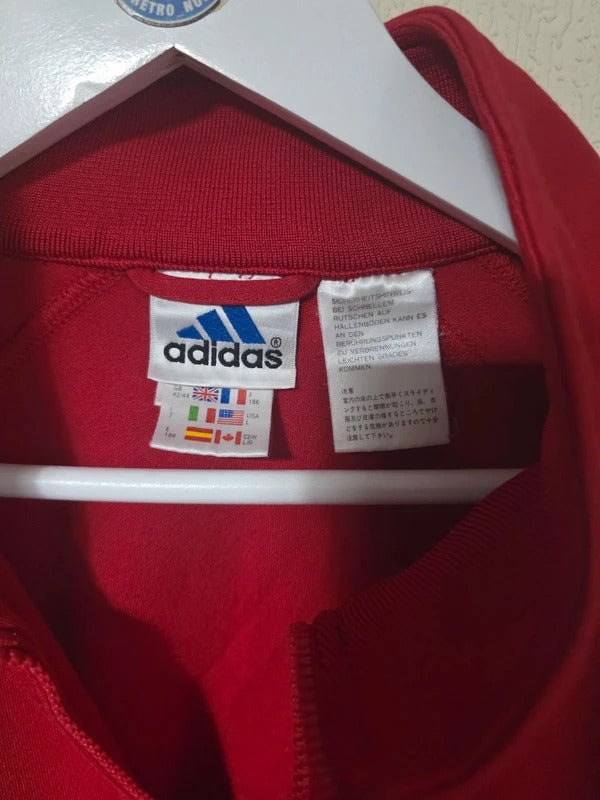 Ajax 2000/01 Adidas 1/4 zip sweatshirt Large