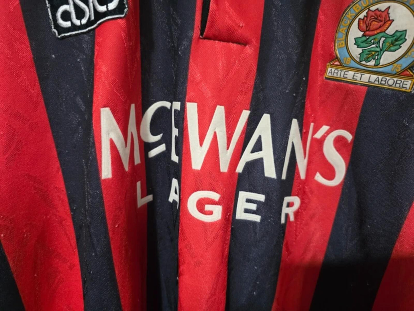 Blackburn Rovers 1992/94 Asics away shirt - Medium