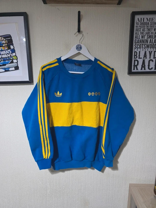 Boca Juniors Adidas 80s Sweatshirt - XL