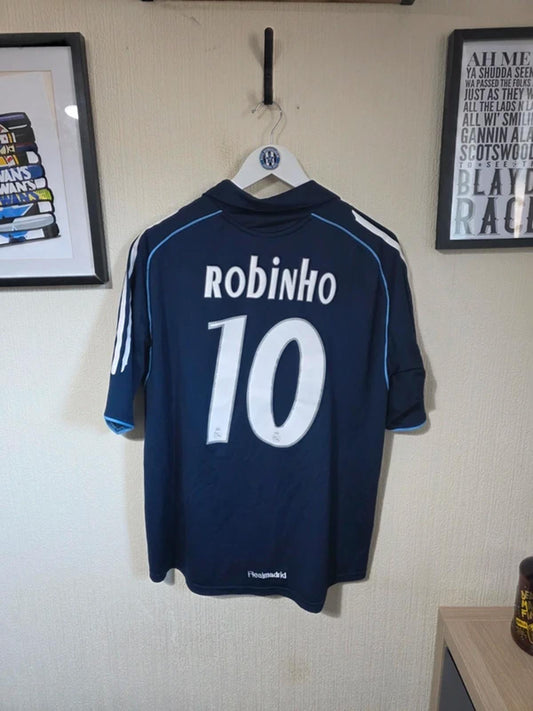 Real Madrid 2005/06 Adidas away shirt #10 Robinho - XL
