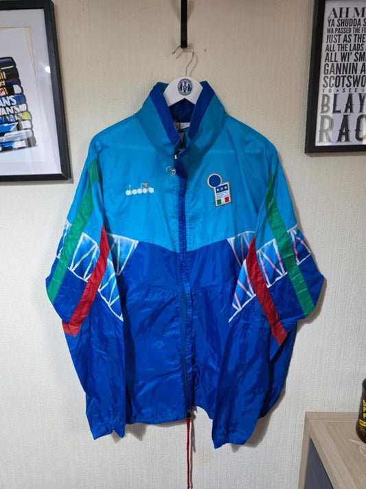 Italy 1992/94 Diadora Rain Jacket - XL