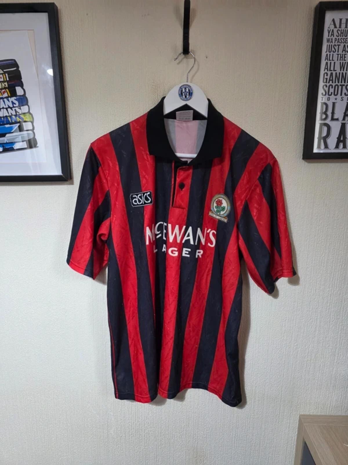 Blackburn Rovers 1992/94 Asics away shirt - Medium