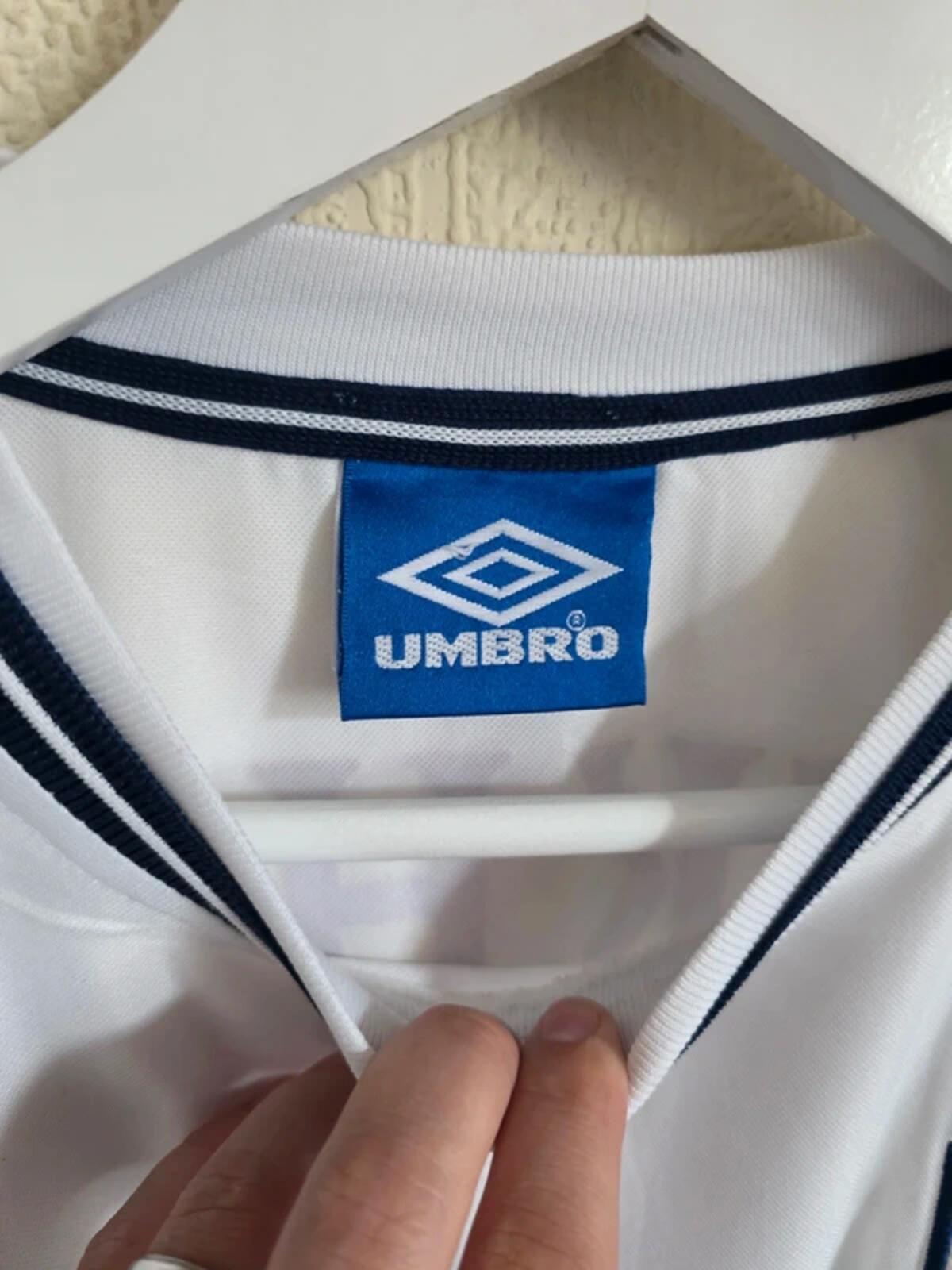 England 1999 Euro 2000 Umbro Home Shirt long sleeved, Large