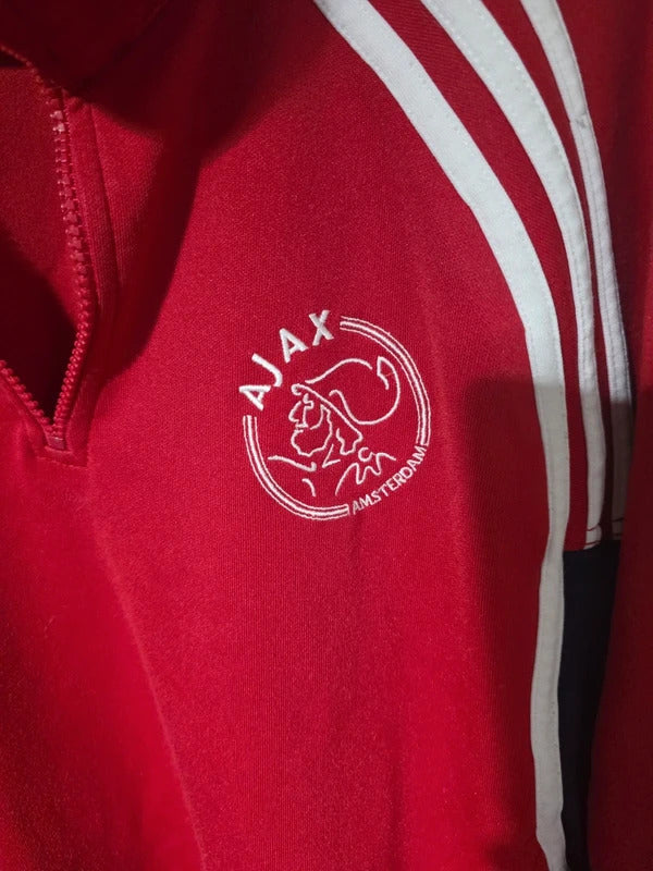 Ajax 2000/01 Adidas 1/4 zip sweatshirt Large