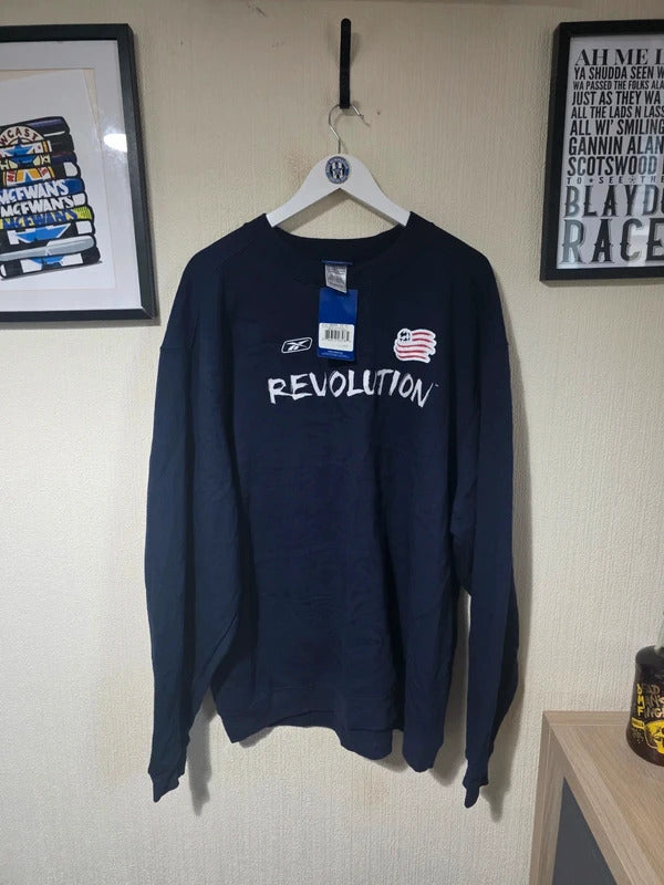 New England Revolution Reebok BNWT sweatshirt 2003/04 XL