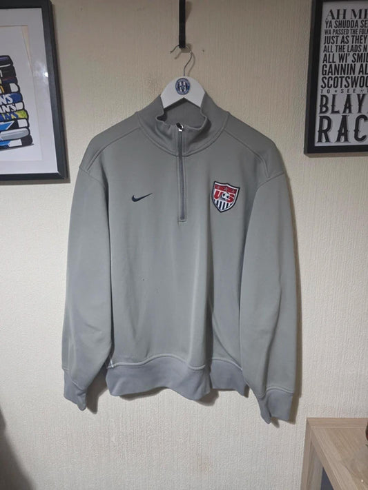 USA 1/4 zip 2000s Nike Sweatshirt - Large