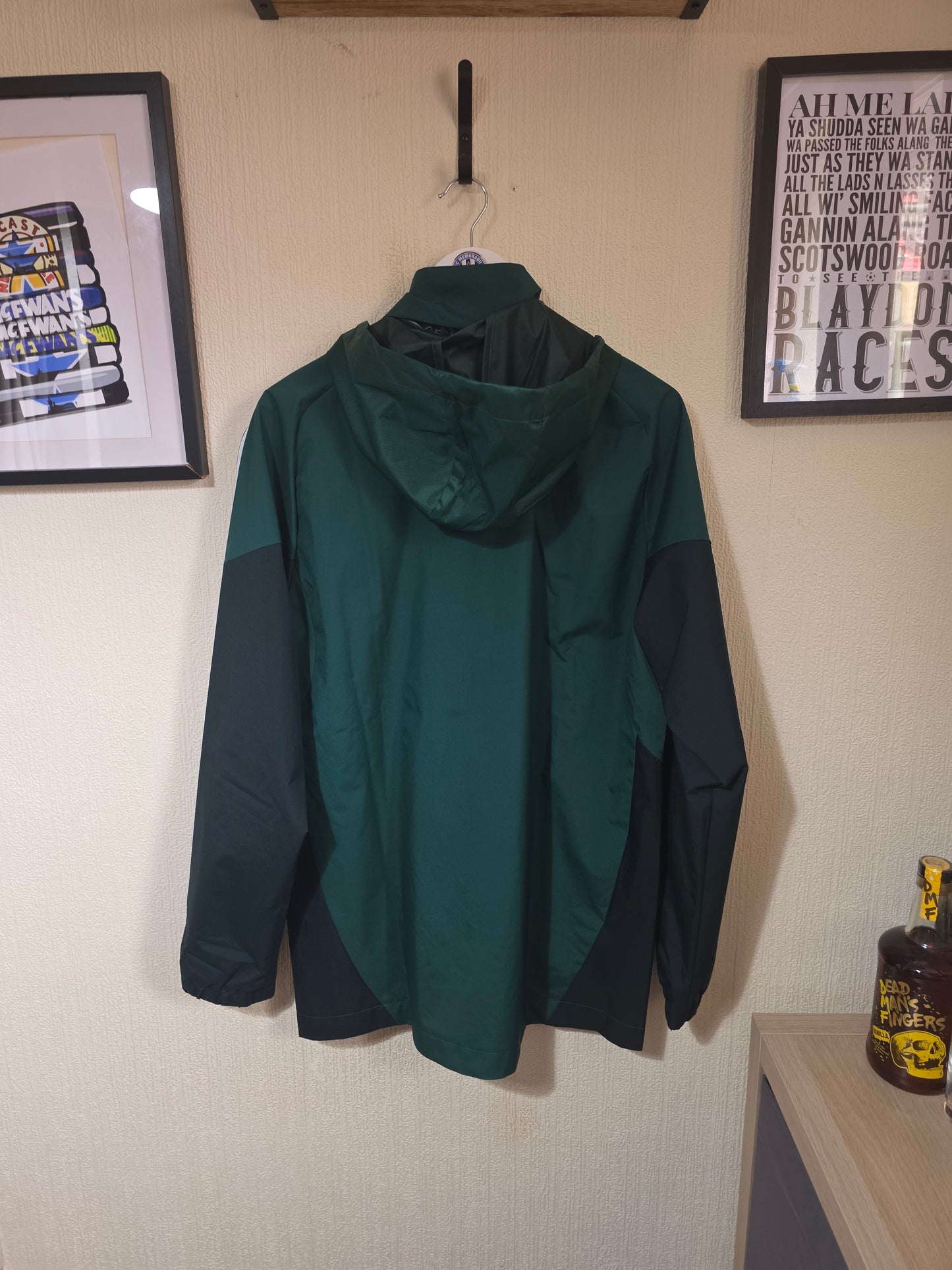 Newcastle United 2024/26 Adidas Staff issued rain coat BNWT - Medium
