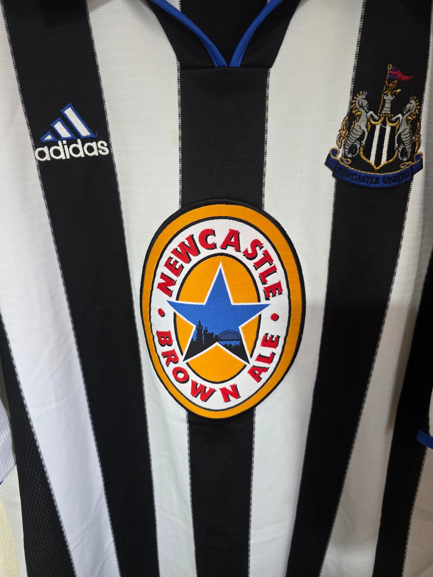 Newcastle United 1999/00 Adidas home shirt - XXL