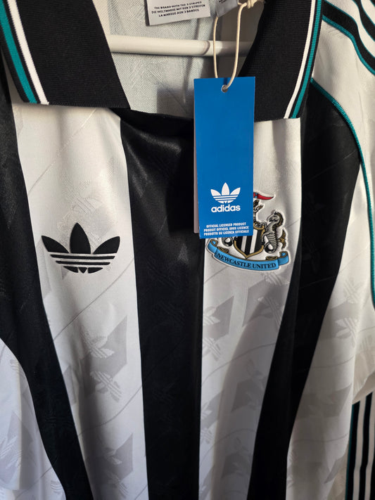 Newcastle United Adidas Long Sleeved Retro Shirt, BNWT - XL