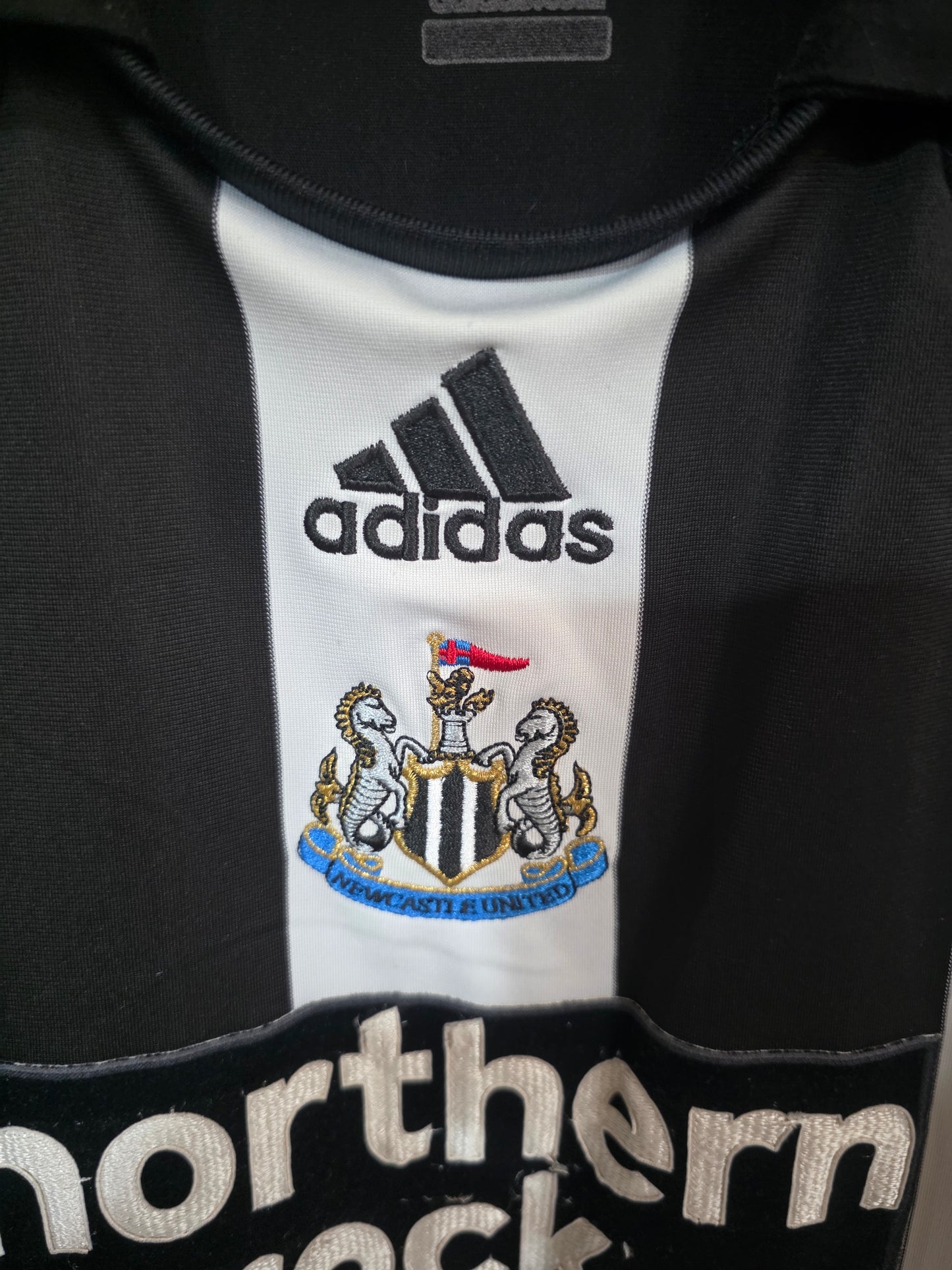 Newcastle United 2007/09 Adidas home shirt - XXL