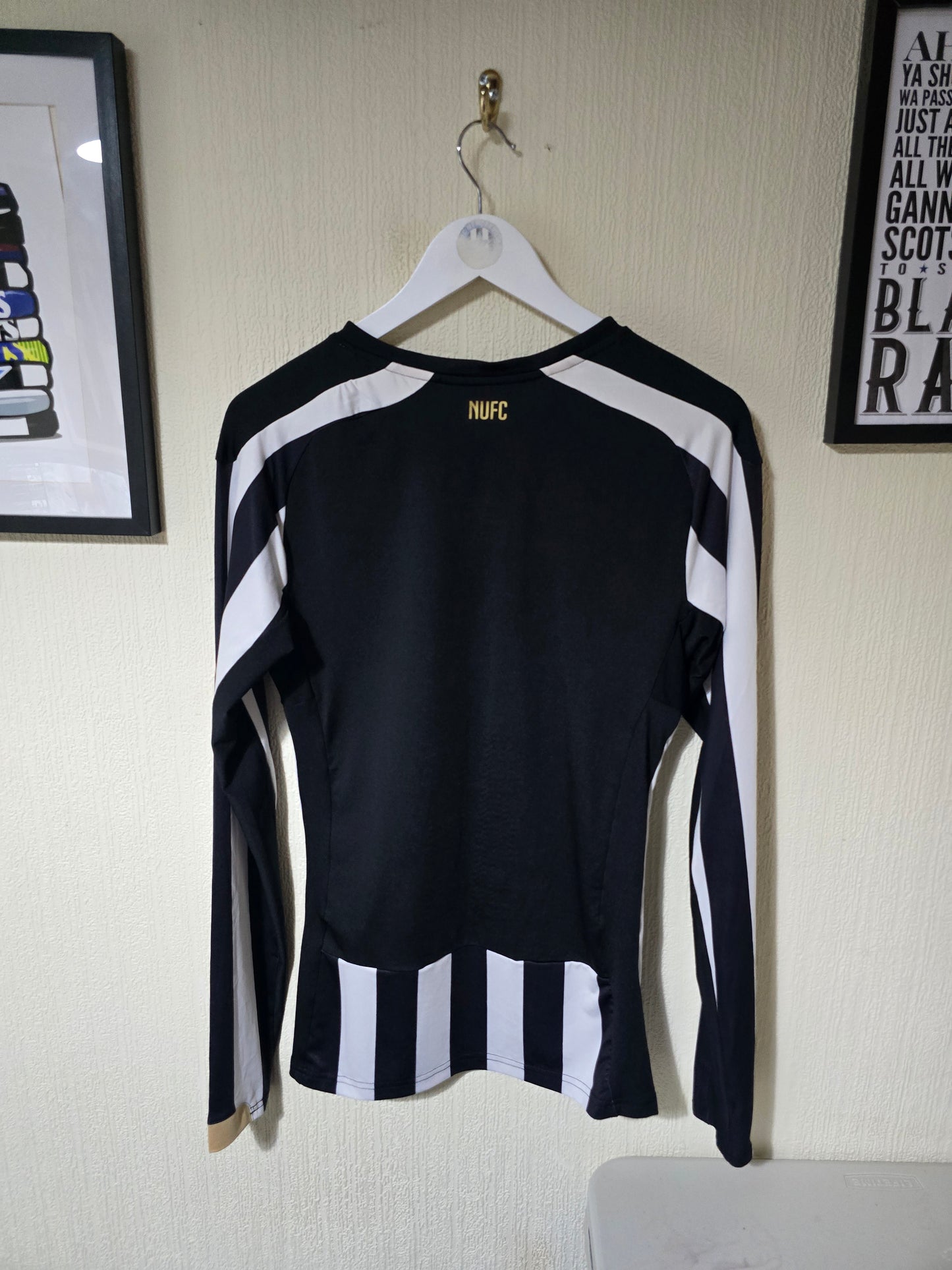 Newcastle United 2014/15 Home shirt, Long sleeved Player issue - Large