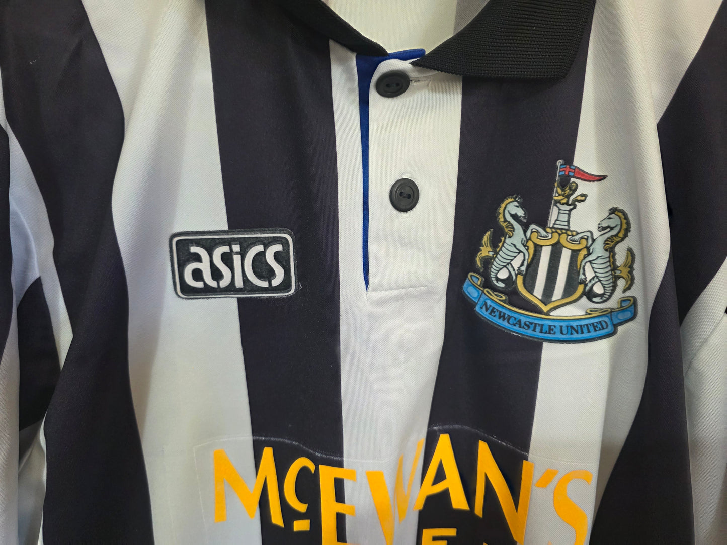 Newcastle United 1993/95 Asics Home Shirt - Large