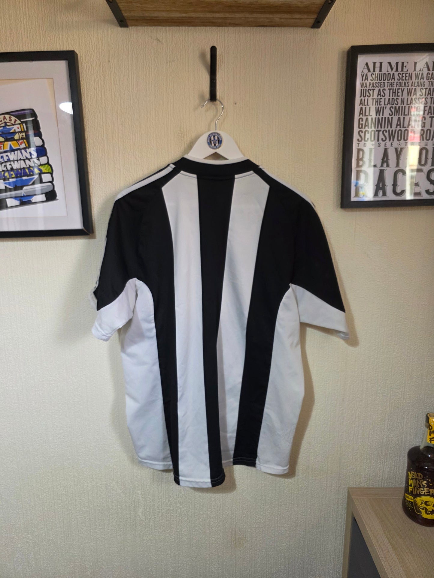 Newcastle United 2001/03 Adidas home shirt - Large