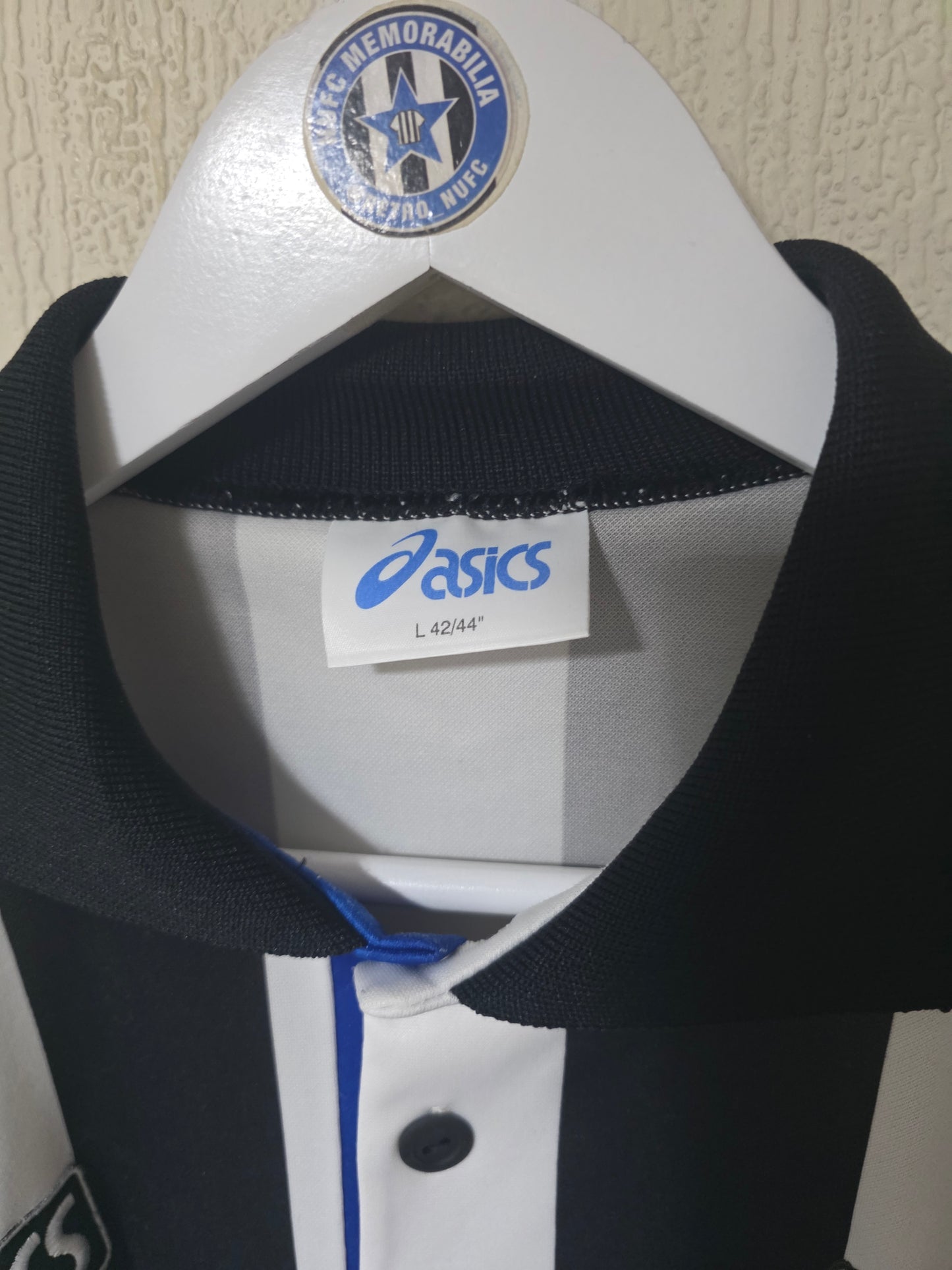 Newcastle United 1993/95 Asics Home Shirt, 1st Division winners embroidery