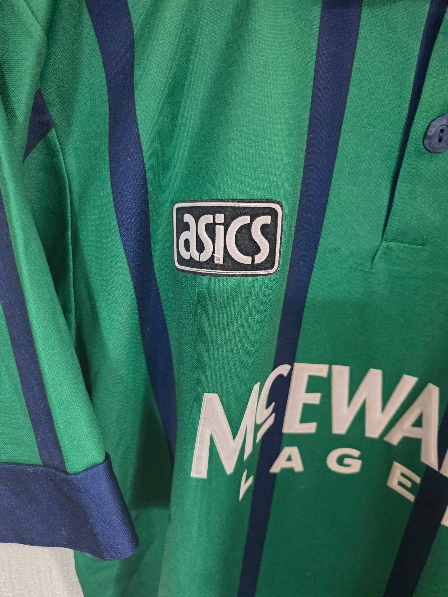 Newcastle United 1993/95 Asics third shirt #9 COLE - Medium