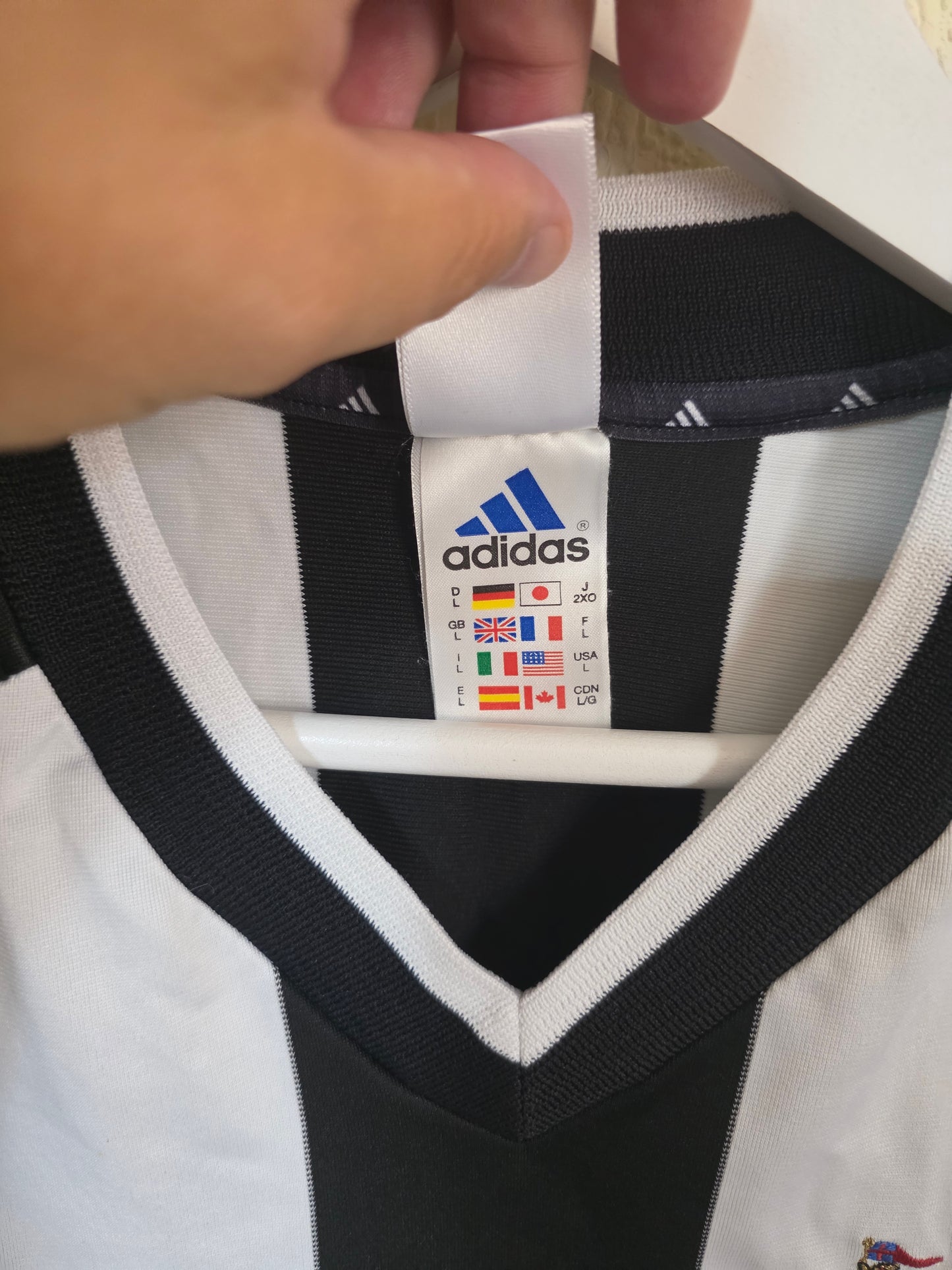 Newcastle United 2001/03 Adidas home shirt - Large